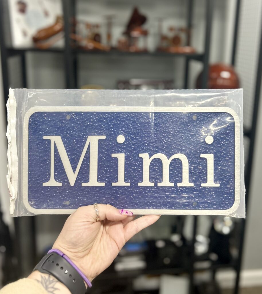 Mimi Bumper Plaque